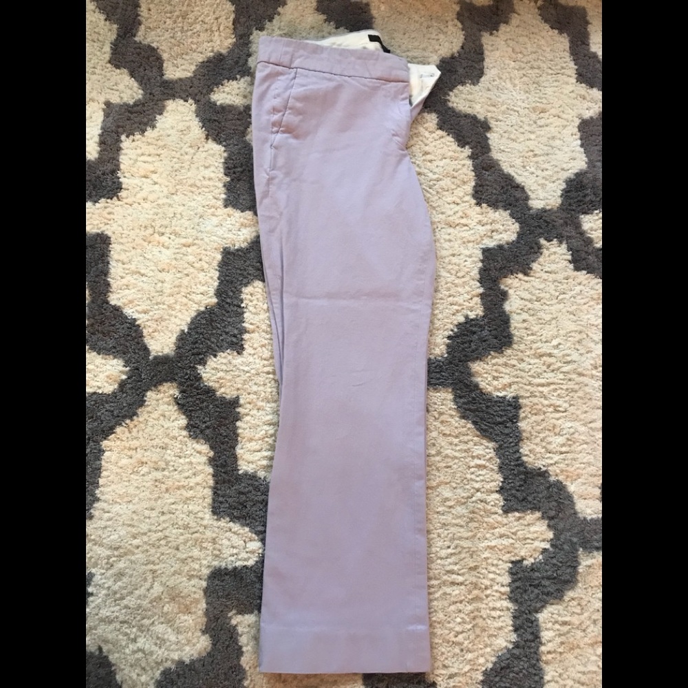 J Crew lilac stretch capris